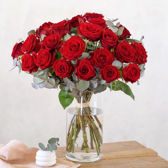 Bouquet di 21 rose rosse