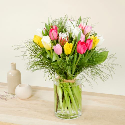 posizione ideale per il bouquet di tulipani